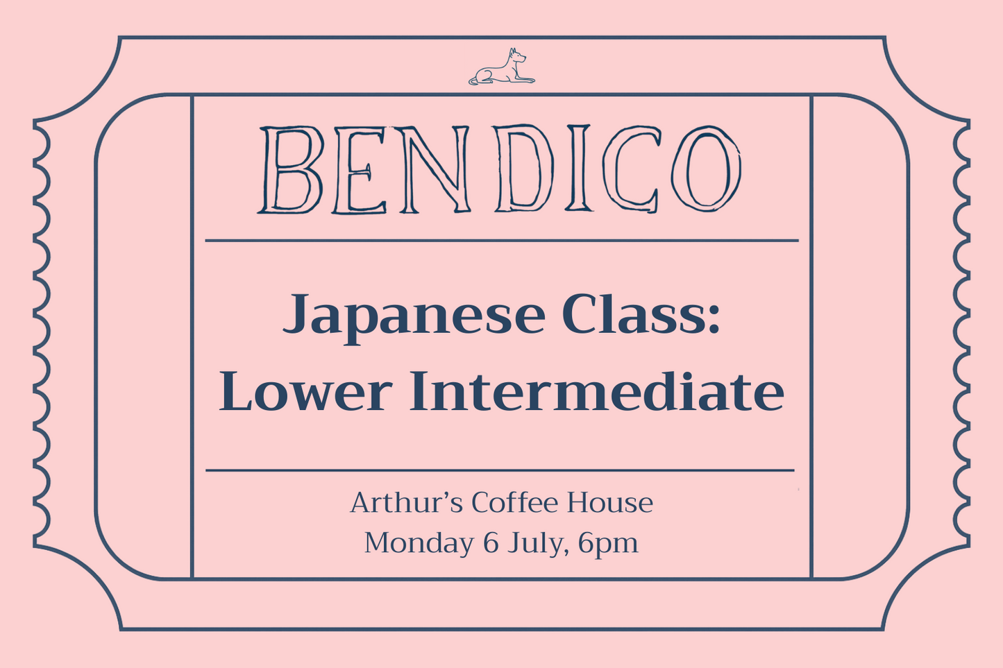 Japanese Class: Lower Intermediate (6 July)