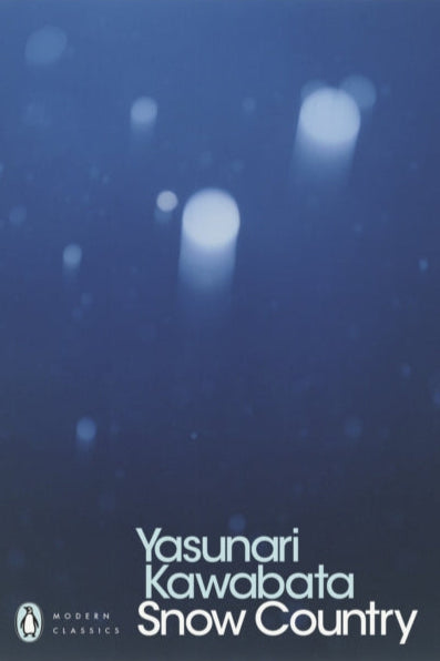 Book cover of 'Show Country' by Yasunari Kawabata with a blue background and white text.