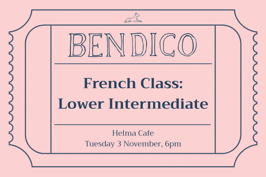 French Class: Lower Intermediate (3 November)