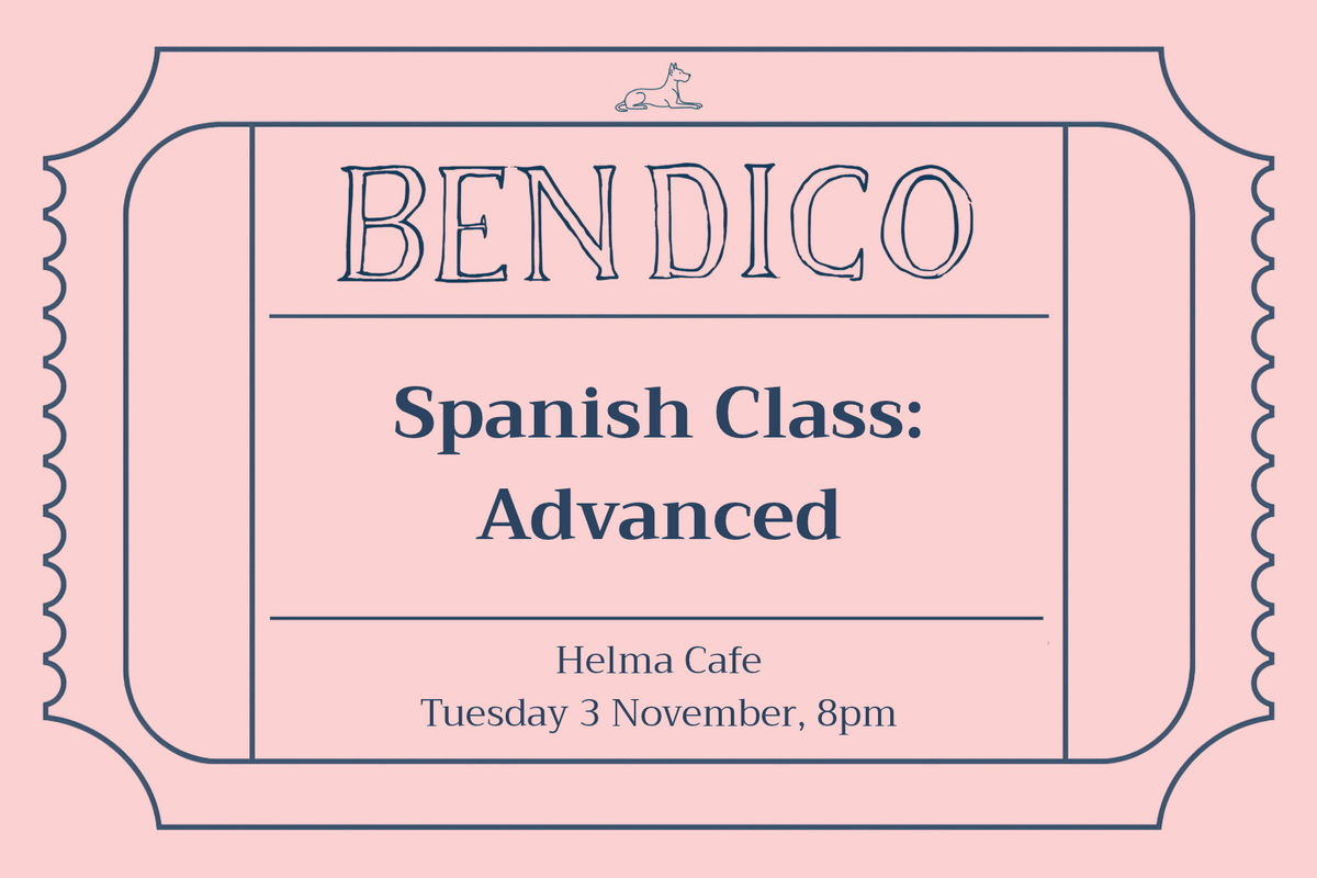 Spanish Class: Advanced (3 November)