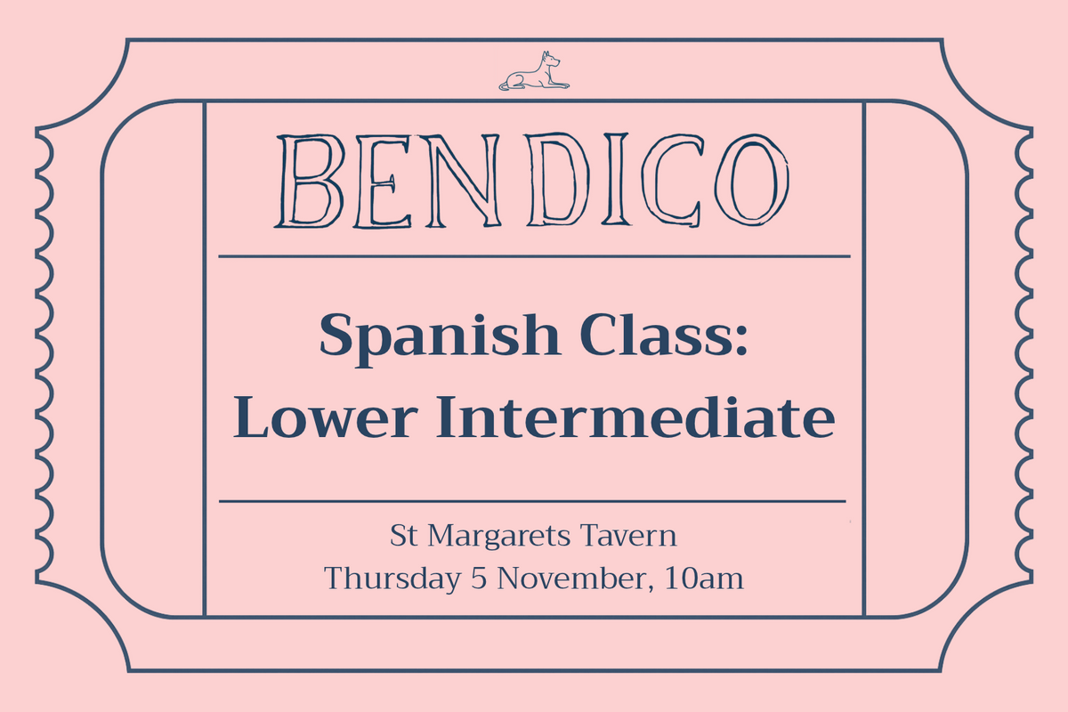 Spanish Class: Lower Intermediate (5 November)