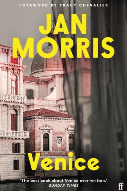 Book cover of 'Venice' by Jan Morris with architectural elements and text.