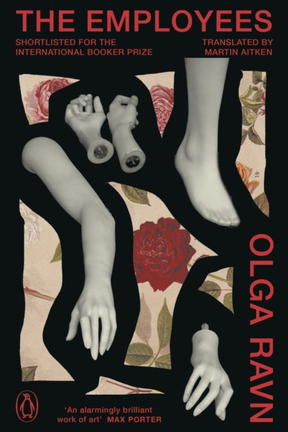 Book cover of 'The Employees' by Olga Ravn with abstract design and text.