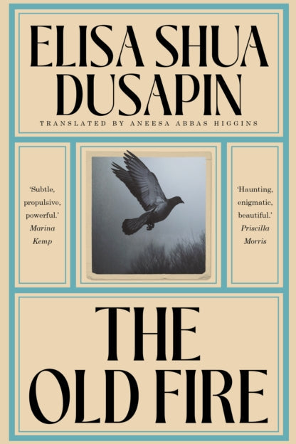 Book cover of 'The Old Fire' by Elisa Shua Dusapin with a bird illustration and text.