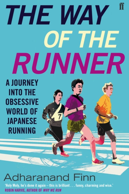 Book cover of 'The Way of the Runner' with runners and blue background
