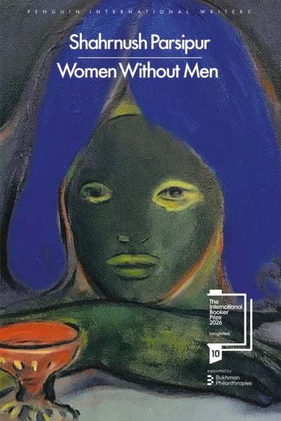 Book cover of 'Women Without Men' by Shahnush Parsipur with a stylized illustration of a woman's face.